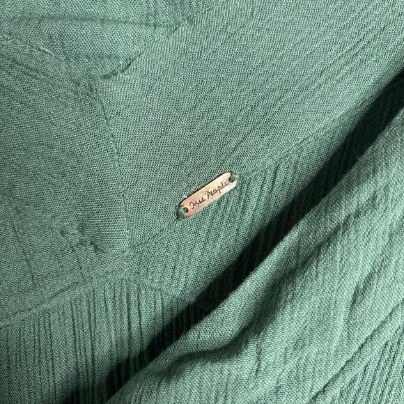 Free People Endless Summer Romy Mini Dress Green Size M - Picture 7 of 7